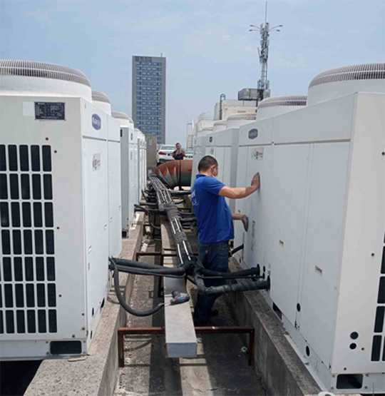 临颍中央空调制热和不制冷系统维修方法